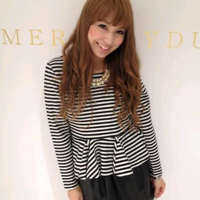 MERCURYDUO(マーキュリーデュオ)のMERCURYDUO♡人気商品★ボーダーtops レディースのトップス(カットソー(長袖/七分))の商品写真