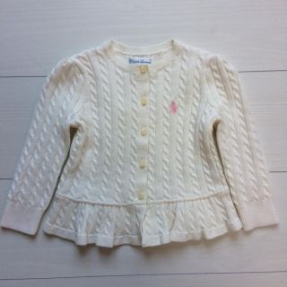 ラルフローレン(Ralph Lauren)のラルフローレン美品！！ 白セーター 80cm(ニット)