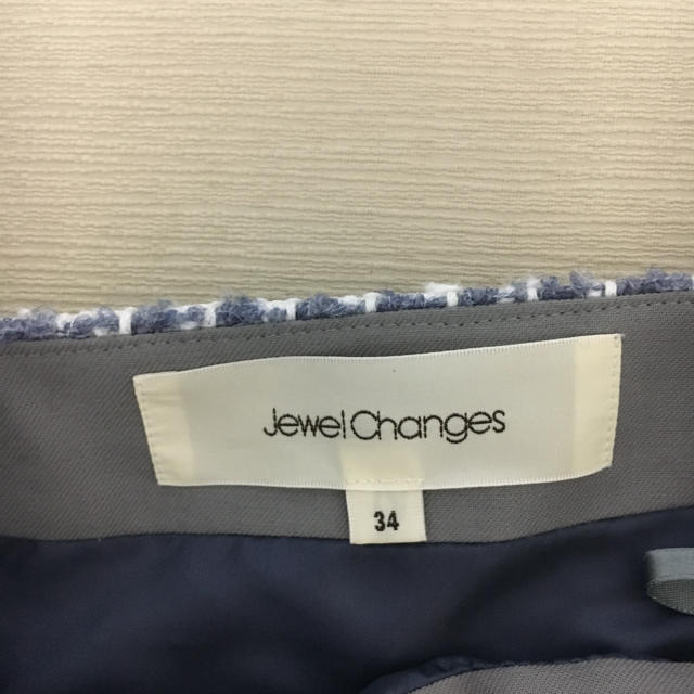 Jewel Changes(ジュエルチェンジズ)のツイードスカート レディースのスカート(ミニスカート)の商品写真