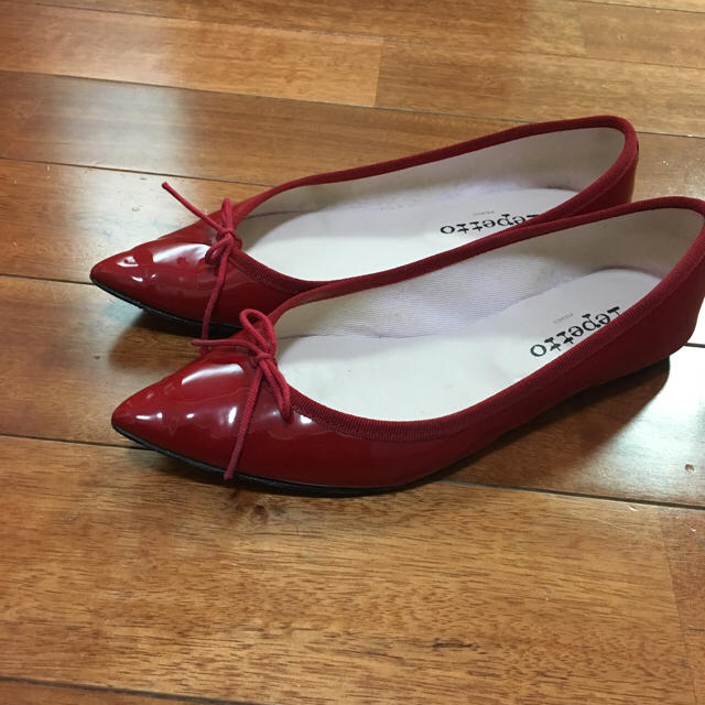 repetto(レペット)のちん様専用 レペット  ブリジット レッド37.5 repetto レディースの靴/シューズ(バレエシューズ)の商品写真