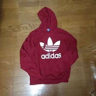 アディダス(adidas)のニットパーカー✡ボルドー(ニット/セーター)