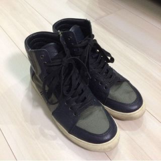 バーバリーブラックレーベル(BURBERRY BLACK LABEL)のバーバリーブラックレーベル ハイカットスニーカー(スニーカー)