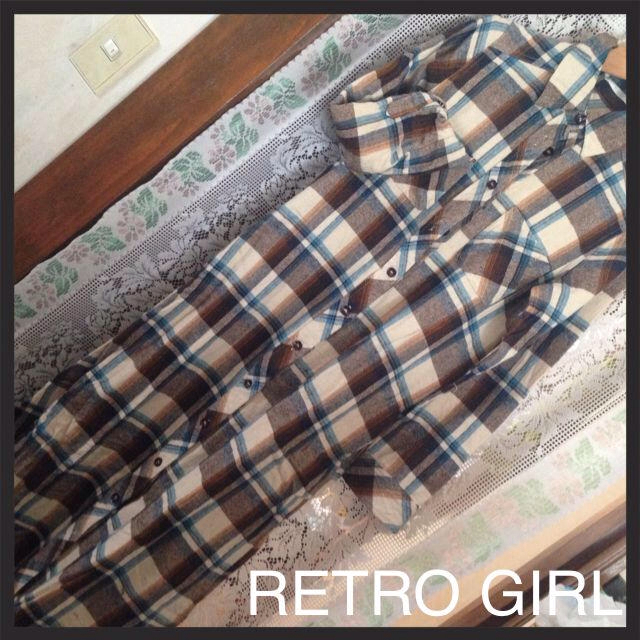 RETRO GIRL(レトロガール)のマキシ丈シャツワンピ レディースのワンピース(ロングワンピース/マキシワンピース)の商品写真