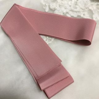 ヴェラウォン(Vera Wang)の木馬 サッシュベルト リボン ローズピンク？(ウェディングドレス)