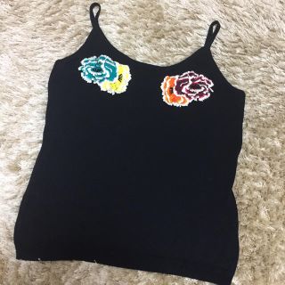 ジャンポールゴルチエ(Jean-Paul GAULTIER)のゴルチエ❤︎  刺繍 キャミソール(キャミソール)