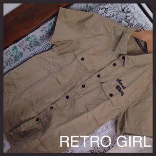 レトロガール(RETRO GIRL)のミリタリーシャツ(シャツ/ブラウス(半袖/袖なし))