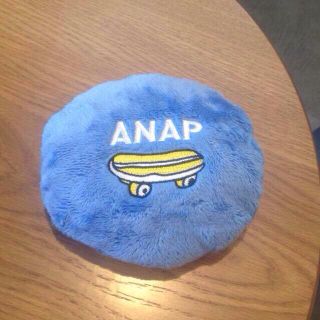 アナップ(ANAP)のANAPスケボー柄モコモコパスケース♡(ポーチ)