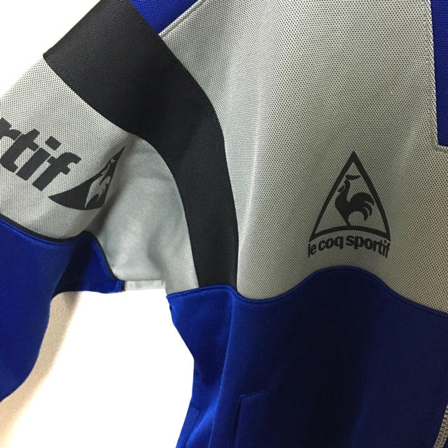 le coq sportif(ルコックスポルティフ)の80s 90s lecoq ルコック ジャージ 古着 ヴィンテージ 希少 青 メンズのトップス(ジャージ)の商品写真