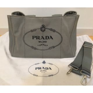 プラダ(PRADA)のS様専用♡PRADAプラダ カナパトート 2wayバッグ グレー(トートバッグ)