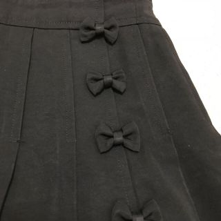 ルネ(René)の新品同様 ルネ 大人可愛いりぼんスカート♡フォクシー トッカ好きな方も(ひざ丈スカート)