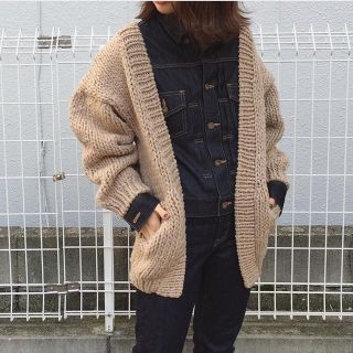 トゥデイフル(TODAYFUL)のHand Knit Cardigan ハンドニットカーディガン(カーディガン)