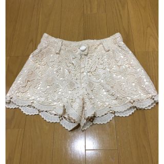 ロイスクレヨン(Lois CRAYON)のLoisCRAYON  レース ショートパンツ(ショートパンツ)