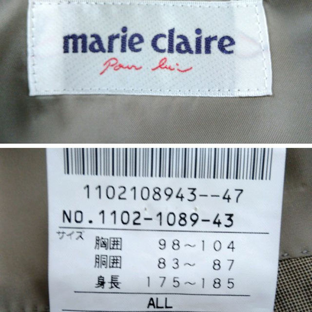 Marie Claire(マリクレール)の値下げ！夏用３つボタンスーツALLサイズ メンズのスーツ(セットアップ)の商品写真