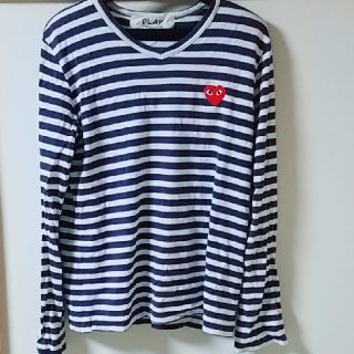 コムデギャルソン(COMME des GARCONS)のコム・デ・ギャルソン　ボーダー　カットソー(Tシャツ(長袖/七分))