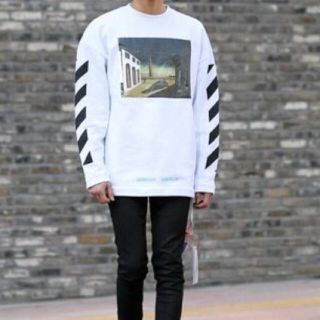 オフホワイト(OFF-WHITE)の【正規品保証】off white 17ss chirico crew neck(スウェット)