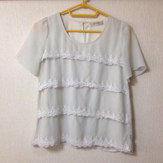 ピンカール(Pin Curl)の♡Pin Curl レースカットソー♡(カットソー(半袖/袖なし))