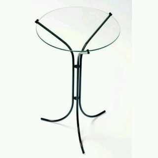 フランフラン(Francfranc)のガラスサイドテーブル(コーヒーテーブル/サイドテーブル)