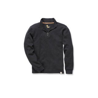 カーハート(carhartt)のCarhartt カーハート プルオーバー ジップ スウェット シャツ 黒 M(スウェット)