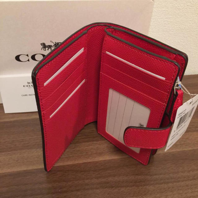 COACH ☆ コーチ 折り財布 ブライトレッド 赤 二つ折り財布 COACH ☆ コーチ 折り財布 ブライトレッド 赤 二つ折り財布