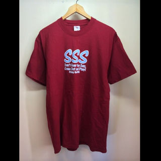 ステューシー(STUSSY)のSSS/JERZEES(USA)ビンテージメッセージTシャツ(その他)