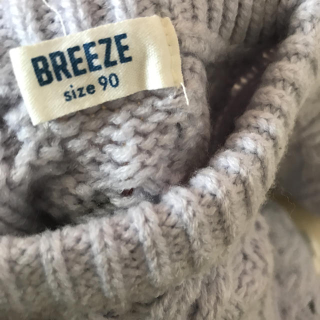 BREEZE(ブリーズ)のブリーズ　フリル ニット キッズ/ベビー/マタニティのキッズ服女の子用(90cm~)(ニット)の商品写真