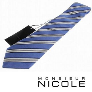 ムッシュニコル(MONSIEUR NICOLE)の【送料無料】シルク 本物ムッシュニコル 新品 最高級♪シルク/絹100%(ネクタイ)