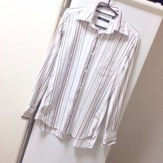 アバハウス(ABAHOUSE)の送込●定1.5万【アバハウス】ストライプシャツ ドレスシャツ カッターシャツ(シャツ)