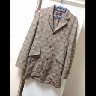 モルガンオム(MORGAN HOMME)の定3万【MORGAN】チェスターコート 総柄 ジャケット  テーラード モルガン(テーラードジャケット)