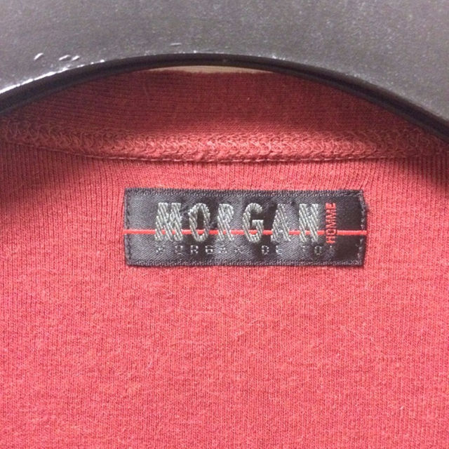 MORGAN HOMME(モルガンオム)の送込●定1.2万●美【MORGAN】アーガイル ニットソー セーター カットソー メンズのトップス(その他)の商品写真