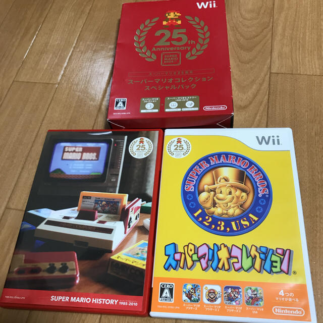 Wii(ウィー)のwii本体&ソフト(マリオ) エンタメ/ホビーのゲームソフト/ゲーム機本体(家庭用ゲーム機本体)の商品写真