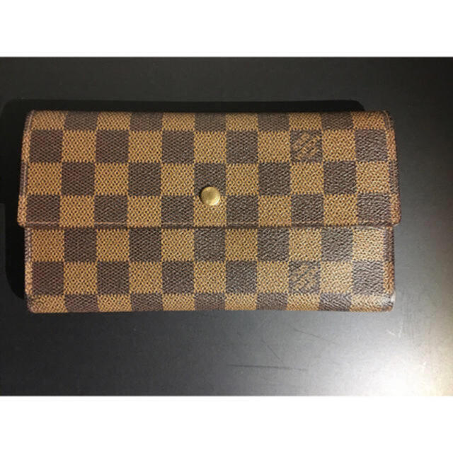 ルイヴィトン ダミエ 長財布 美品-