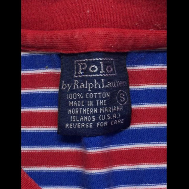 Ralph Lauren(ラルフローレン)のPoloRalphLauren(USA)ビンテージボーダーTシャツ メンズのトップス(Tシャツ/カットソー(半袖/袖なし))の商品写真