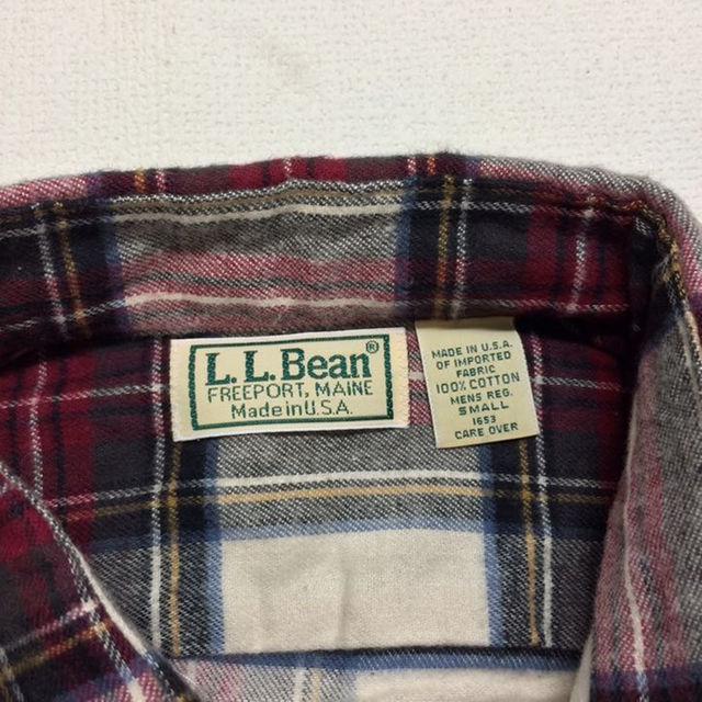 L.L.Bean(エルエルビーン)のL.L.Beanビンテージフランネルチェックシャツ(アメリカ製) メンズのトップス(シャツ)の商品写真