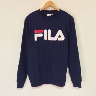 フィラ(FILA)のFILA(ITA)ロゴスウェットシャツ ネイビー(スウェット)