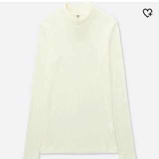 ユニクロ(UNIQLO)の【美品】ユニクロ♡リブハイネックT (長袖)(Tシャツ(長袖/七分))