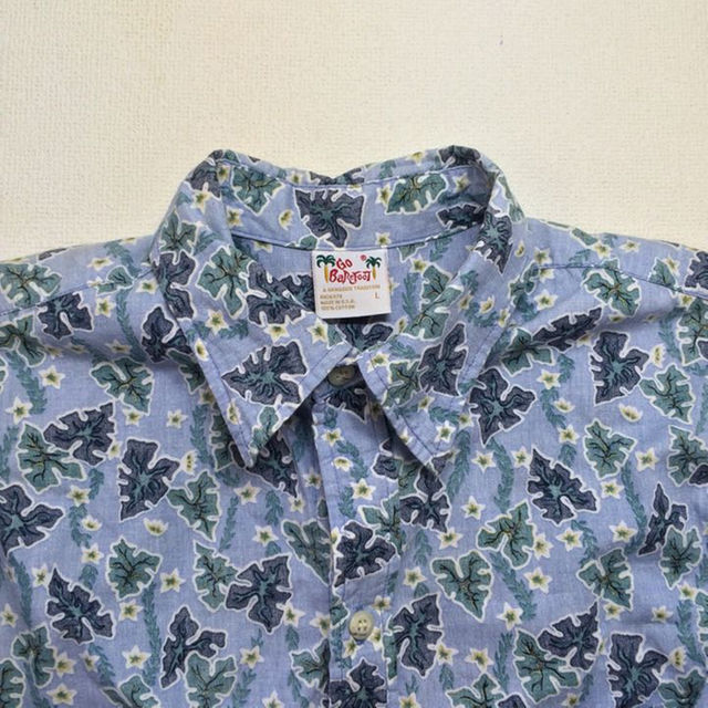 BEAMS(ビームス)のGoBareFootビンテージコットンアロハシャツ(アメリカ製) メンズのトップス(シャツ)の商品写真