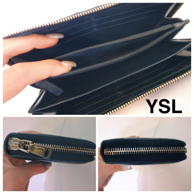 Saint Laurent(サンローラン)の\かんぱち様専用/10までお取り置きYSL ラウンドファスナー 長財布 レディースのファッション小物(財布)の商品写真