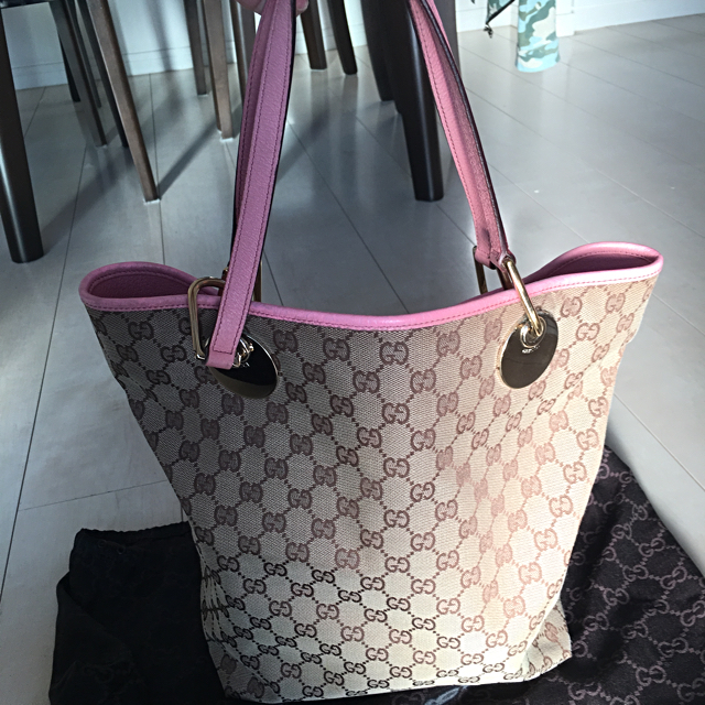 gucci トートバッグ ピンク-