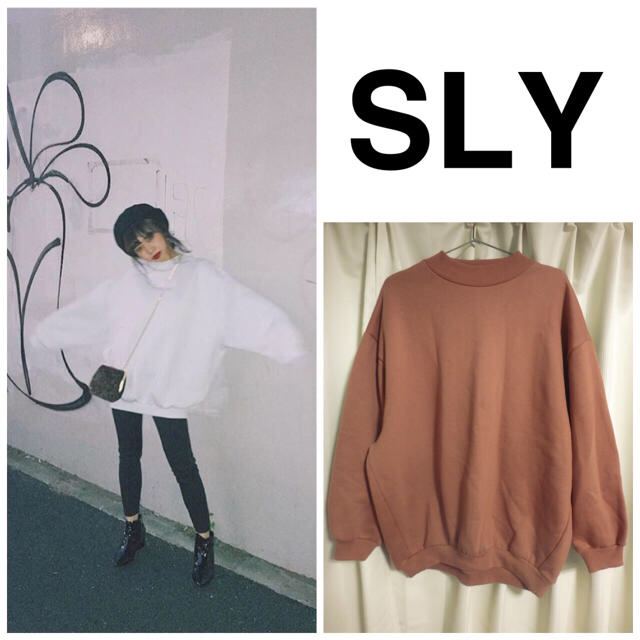 SLY(スライ)のたぬき様専用！！SLYスウェット×SLYファーコート  レディースのトップス(トレーナー/スウェット)の商品写真