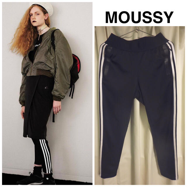 moussy adidas コラボ パンツ