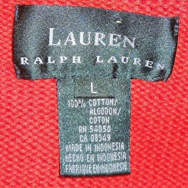 Ralph Lauren(ラルフローレン)のラルフローレン　ニットジップアップ　メンズL メンズのトップス(ニット/セーター)の商品写真