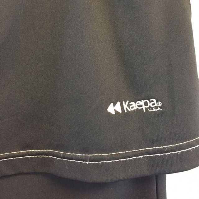 Kaepa(ケイパ)のKaepa スカート付きフィットネス、ヨガパンツ スポーツ/アウトドアのランニング(その他)の商品写真