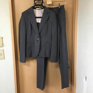 アオキ(AOKI)のAOKI スーツ レディース グレー 上下セット(スーツ)