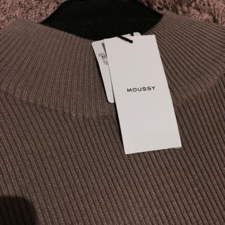 マウジー(moussy)の新品未使用moussy リブニットワンピ(ロングワンピース/マキシワンピース)