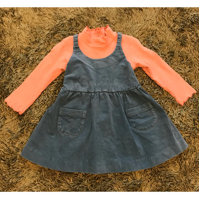 Combi mini(コンビミニ)のcombi mini 長袖 ワンピース 90cm キッズ/ベビー/マタニティのキッズ服女の子用(90cm~)(ワンピース)の商品写真