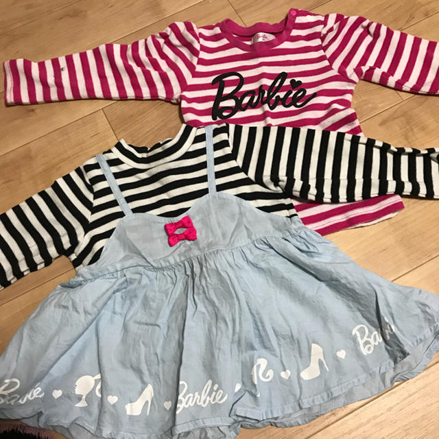 Barbie(バービー)のバービー★セット★95 キッズ/ベビー/マタニティのキッズ服女の子用(90cm~)(Tシャツ/カットソー)の商品写真