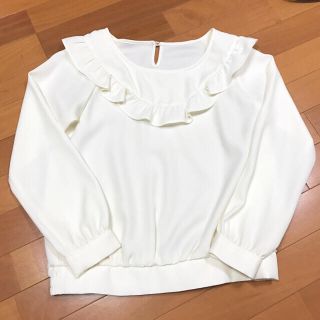 マジェスティックレゴン(MAJESTIC LEGON)の【MAJESTIC LEGON マジェスティックレゴン】 フリルブラウス (シャツ/ブラウス(長袖/七分))