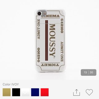 マウジー(moussy)のmoussy iphoneケース(iPhoneケース)