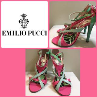 エミリオプッチ(EMILIO PUCCI)のエミリオプッチ♡カラフルデザイン サンダル♡(サンダル)