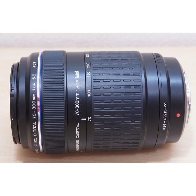 OLYMPUS(オリンパス)の美品 OLYMPUS 70-300mm F4-5.6 ED スマホ/家電/カメラのカメラ(レンズ(ズーム))の商品写真